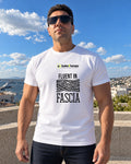 Fluent in Fascia kişisel logolu beyaz Basic Tişört — Bülent Ece üzerinde ön görünüm